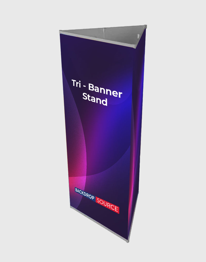 Modular Triangle Banner Display Stand