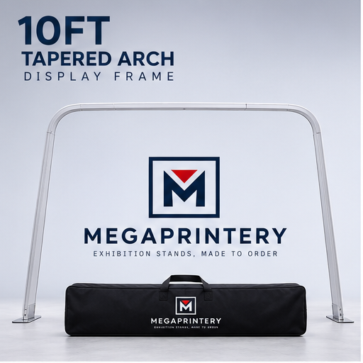 10FT Tapered Arch Display Frame - hero front