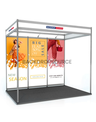 Shell Scheme Exhibition Graphics for 10ft Wide x 10ft Depth Booth