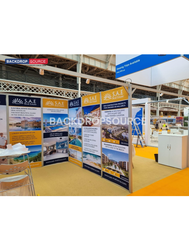 Shell Scheme Exhibition Graphics for 10ft Wide x 10ft Depth Booth