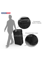 10ft Exhibit Kit: Straight Back Wall & Waterfall Shelving Booth