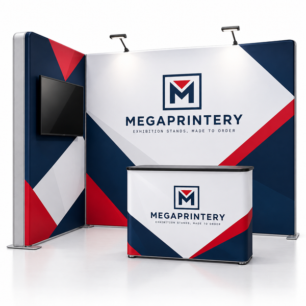 10x10ft Trade Show Booth Kit - A3 hero front