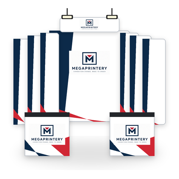 10x10ft Trade Show Booth Kit - C1 hero front