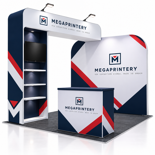 10x10ft Trade Show Booth Kit - C3 hero front