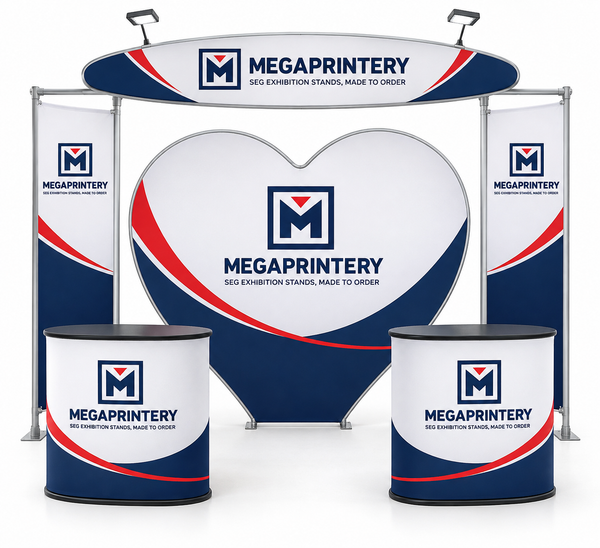 10x10ft Trade Show Booth Kit - D1 - hero front
