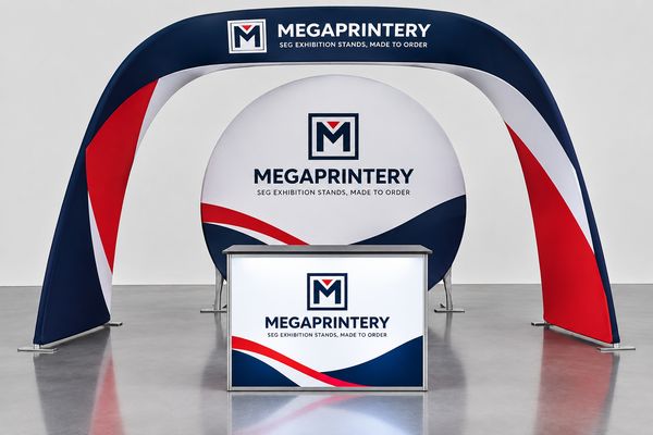 10x10ft Trade Show Booth Kit - D3 - hero front