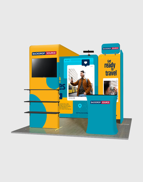 Portable Exhibit Display 10ft x 10ft - Model 31