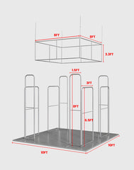 Portable Exhibit Display 10ft x 10ft - Model 36