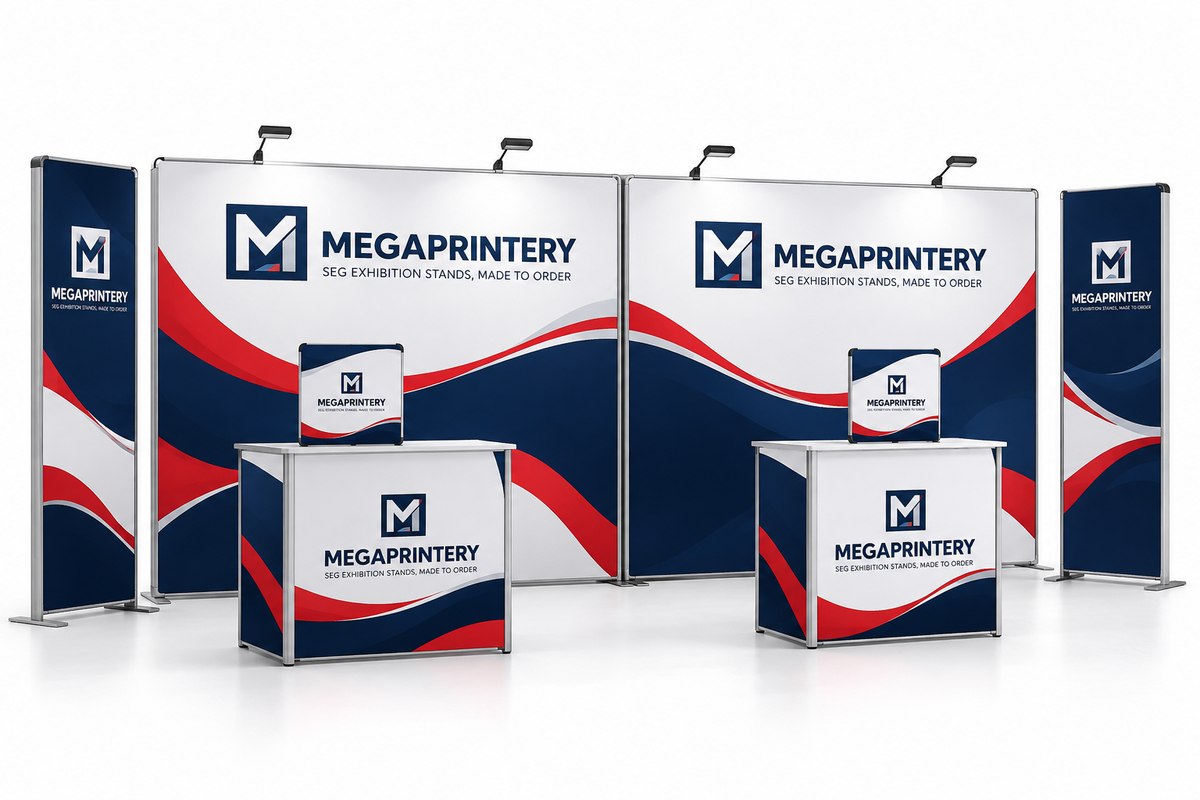 10x20ft Trade Show Booth Kit - A2 - hero front