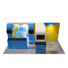 Portable Exhibit Display 20ft x 10ft - Model 20