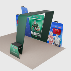 Portable Exhibit Display 20ft x 10ft - Model 16