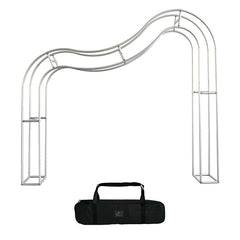 3D Curved Wave Arch Backdrop