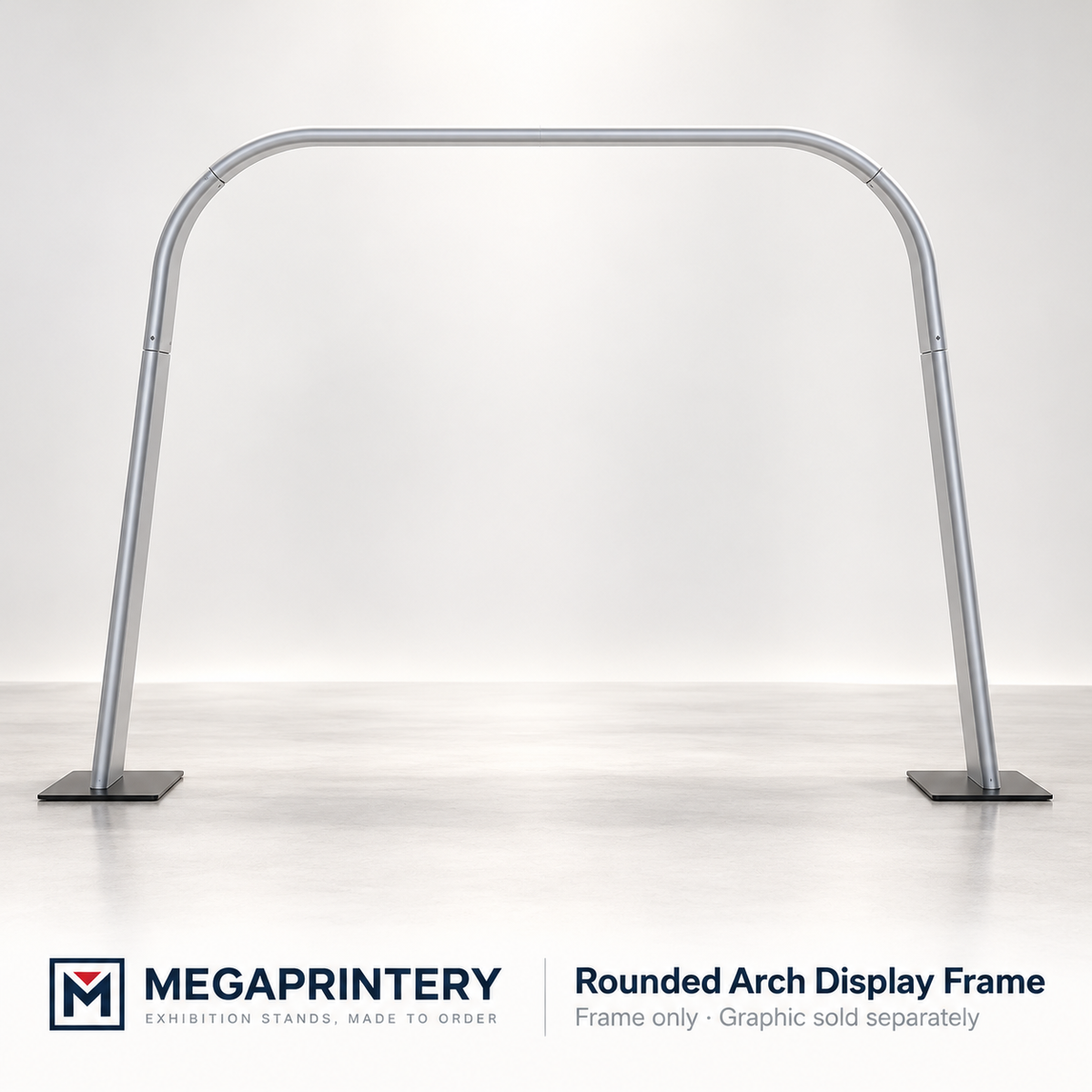 Rounded Arch Display Frame — MEGAPRINTERY product hero image