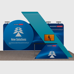 Portable Exhibit Display 20ft x 10ft - Model 18