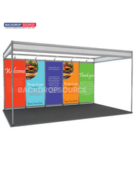 Shell Scheme Exhibition Graphics for 16.4ft Wide x 10ft Depth Booth