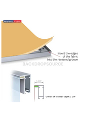 SEG Fabric LED Light Box Display - 16.4ft W x 8.2ft H