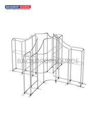 Magnetic Fabric Booth Display - Model 4 (16.4 x 16.4ft)
