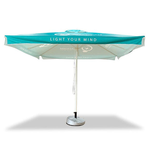 Square Market Umbrellas With Valances  – 9.8ft x 9.8ft