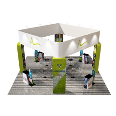 Modular Booth Kits 20ft x 20ft - Model 11
