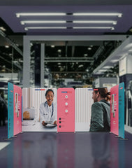 Magnetic Fabric Booth Display - Model 1 (16.4 x 10ft)