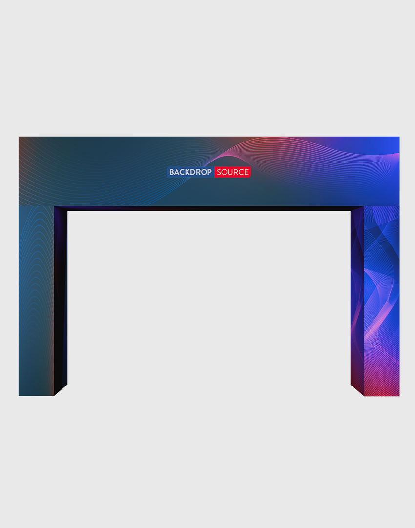 Custom N-Frame Tension Fabric Event Archway