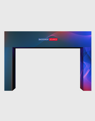 Custom N-Frame Tension Fabric Event Archway