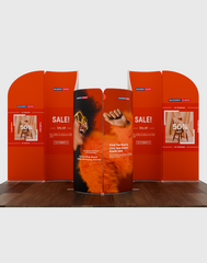 Magnetic Fabric Booth Display - Model 1 (13 x 10ft)