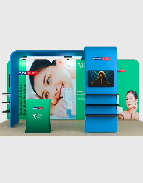 Portable Exhibit Display 10ft x 20ft - Model 11