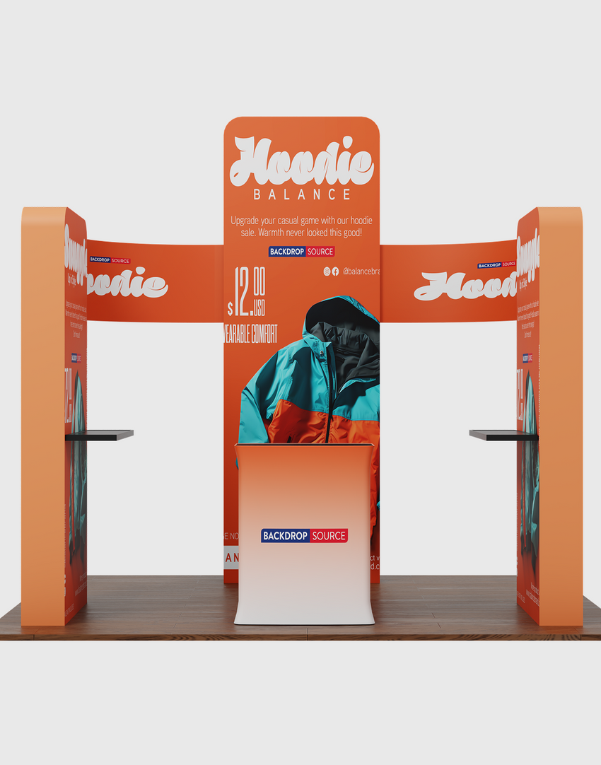 Modular Booth Kits 20ft x 20ft - Model 15