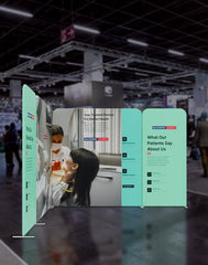 Magnetic Fabric Booth Display - Model 1 (10 x 10ft)