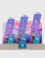 Portable Exhibit Display 20ft x 10ft - Model 19