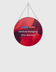 Vertical Hanging Disc Banner