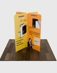 Magnetic Fabric Booth Display - Model 5 (6.5 x 6.5ft)