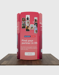 Magnetic Fabric Booth Display - Model 1 (6.5 x 6.5ft)