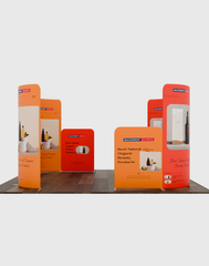 Magnetic Fabric Booth Display - Model 5 (10 x 10ft)