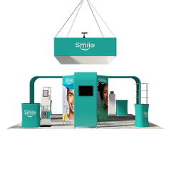 Modular Booth Kits 20ft x 20ft - Model 02 - Backdropsource