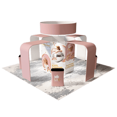 Modular Booth Kits 20ft x 20ft - Model 06 - Backdropsource