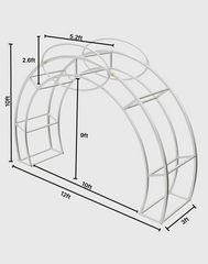 Modular Exhibition Archway Stand with Custom Header