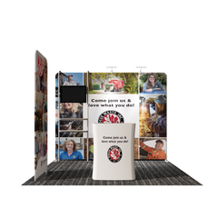 Portable Exhibit Display 10ft x 10ft - Model 22