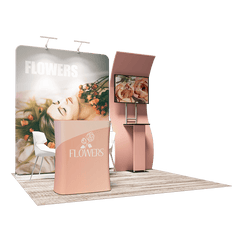 Portable Exhibit Display 10ft - Model 10 - Backdropsource