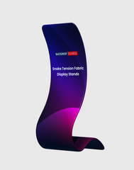 Snake Tension Fabric Display Stands