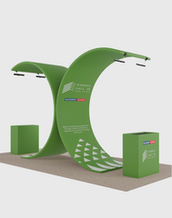 Portable Exhibit Display 10ft x 20ft - Model 3