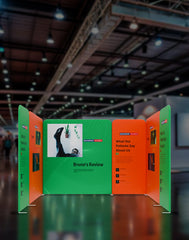 Magnetic Fabric Booth Display - Model 2 (10 x 10ft)