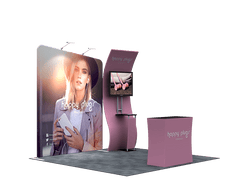 Portable Exhibit Display 10ft - Model 12 - Backdropsource