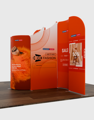 Magnetic Fabric Booth Display - Model 1 (13 x 10ft)