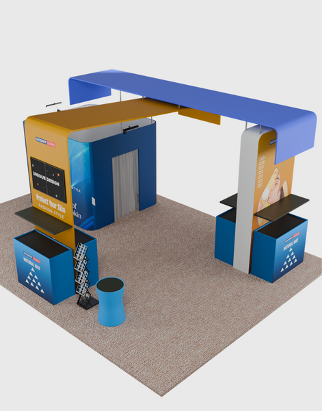 Modular Booth Kits 20ft x 20ft - Model 12