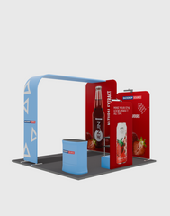 Portable Exhibit Display 10ft x 10ft - Model 15