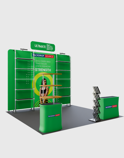 Portable Exhibit Display 10ft x 10ft - Model 20