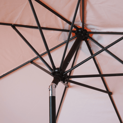 Tilting Patio Umbrellas With Valances (Iron Frame) – 8.8ft x 8.8ft