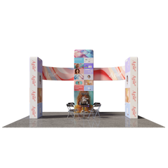 Modular Booth Kits 20ft x 20ft - Model 15